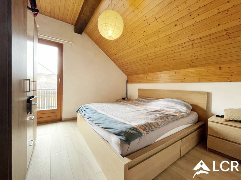 Joli appartement de 2.5 pièces avec balcon au calme à Marchissy (5)