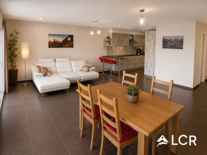 Appartement de 4.5 pièces / 3 CHB / avec jardin privatif à Bavois (2)