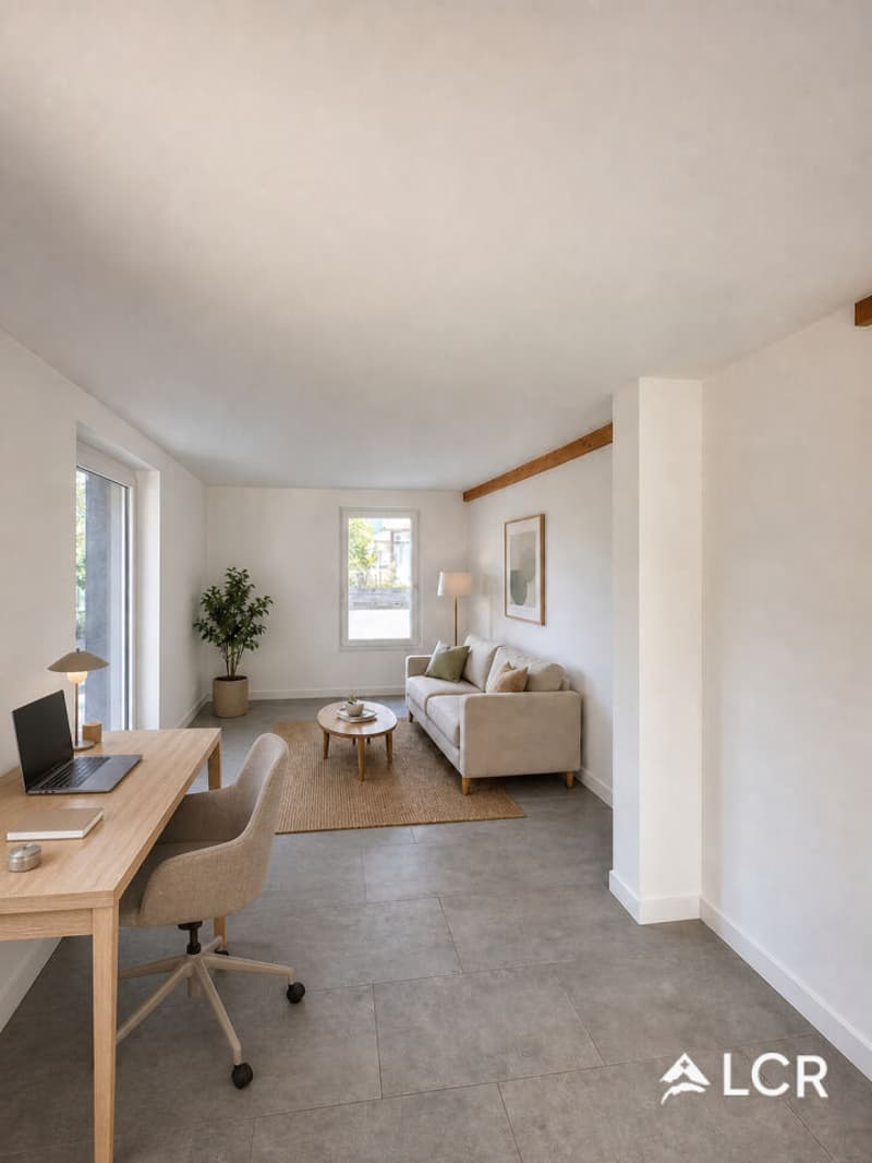 Très bel appartement de 2 pièces avec terrasse et jardin (3)