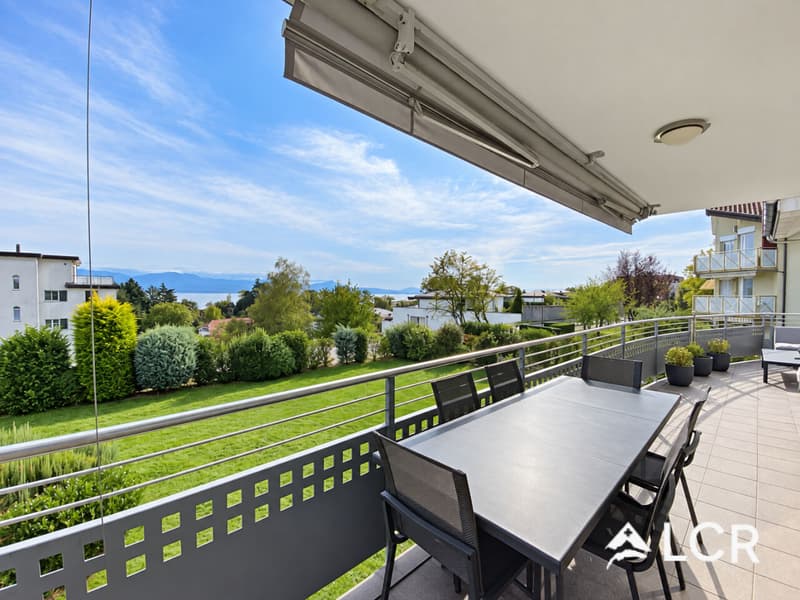 Magnifique appartement meublé de 4,5 pièces - Terrasse - Vue lac (2)