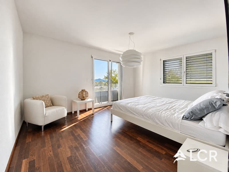 Magnifique appartement meublé de 4,5 pièces - Terrasse - Vue lac (7)