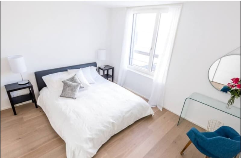 Bel appartement de standing de 3.5p meublé à Montreux avec vue au lac (8)