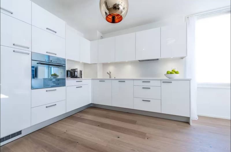 Bel appartement de standing de 3.5p meublé à Montreux avec vue au lac (7)