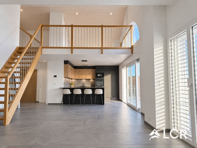 Bel appartement de 2.5p, avec mezzanine // Bottens (3)