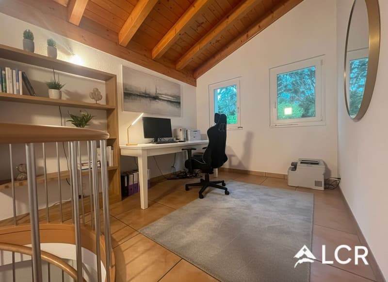 Belle maison individuelle de 5.5P à Aproz / 4 CHB / 1 Bureau / Jardin privé vaste / 4 Places de parc (4)