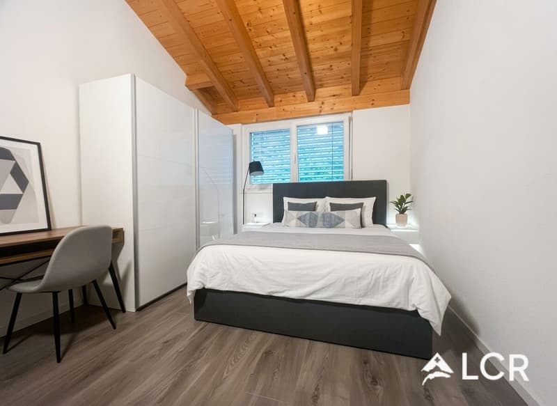 Belle maison individuelle de 5.5P à Aproz / 4 CHB / 1 Bureau / Jardin privé vaste / 4 Places de parc (4)