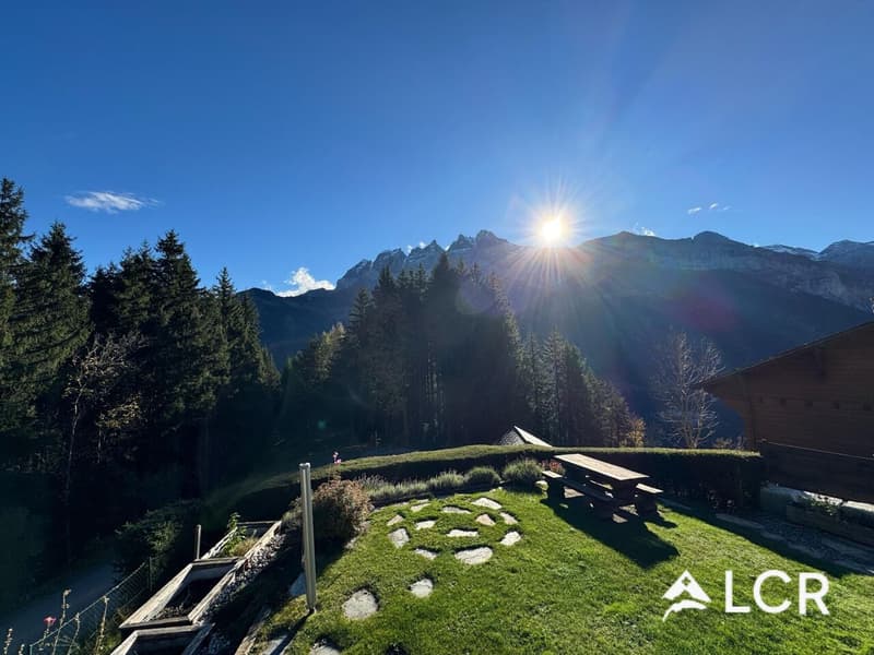 Magnifique chalet de 7.5P avec vue panoramique et cadre idylllique (3)