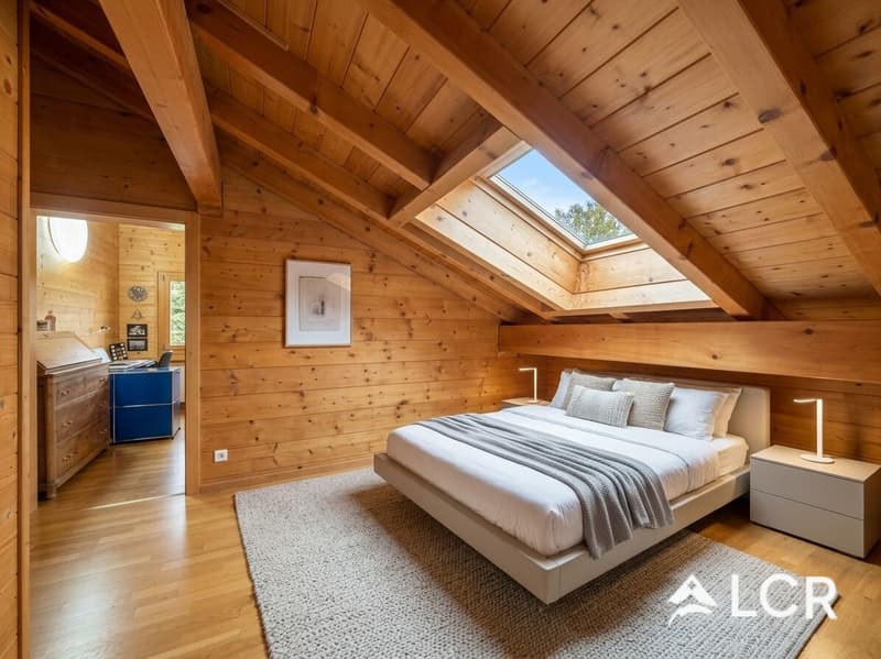 Magnifique chalet de 7.5P avec vue panoramique et cadre idylllique (10)