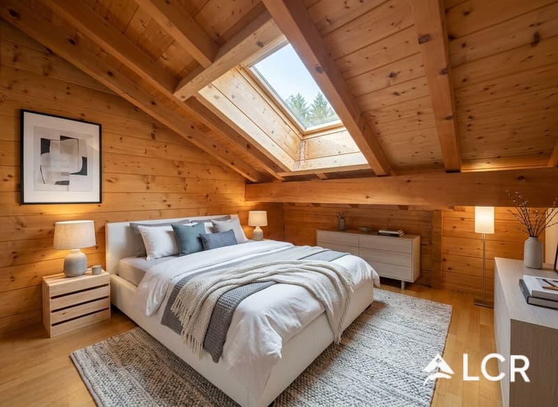 Magnifique chalet de 7.5P avec vue panoramique et cadre idylllique (9)