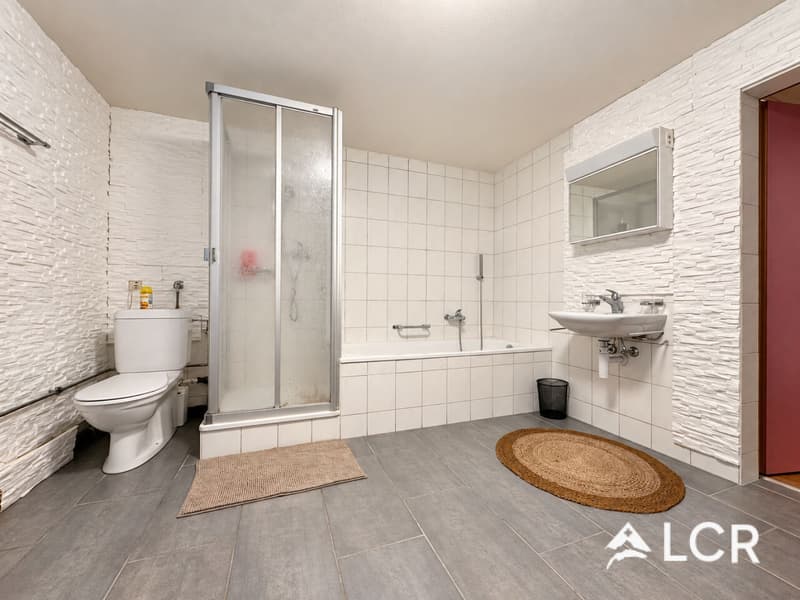 Surface commerciale aménagée en logement - 3,5 pièces - Place de parking (8)