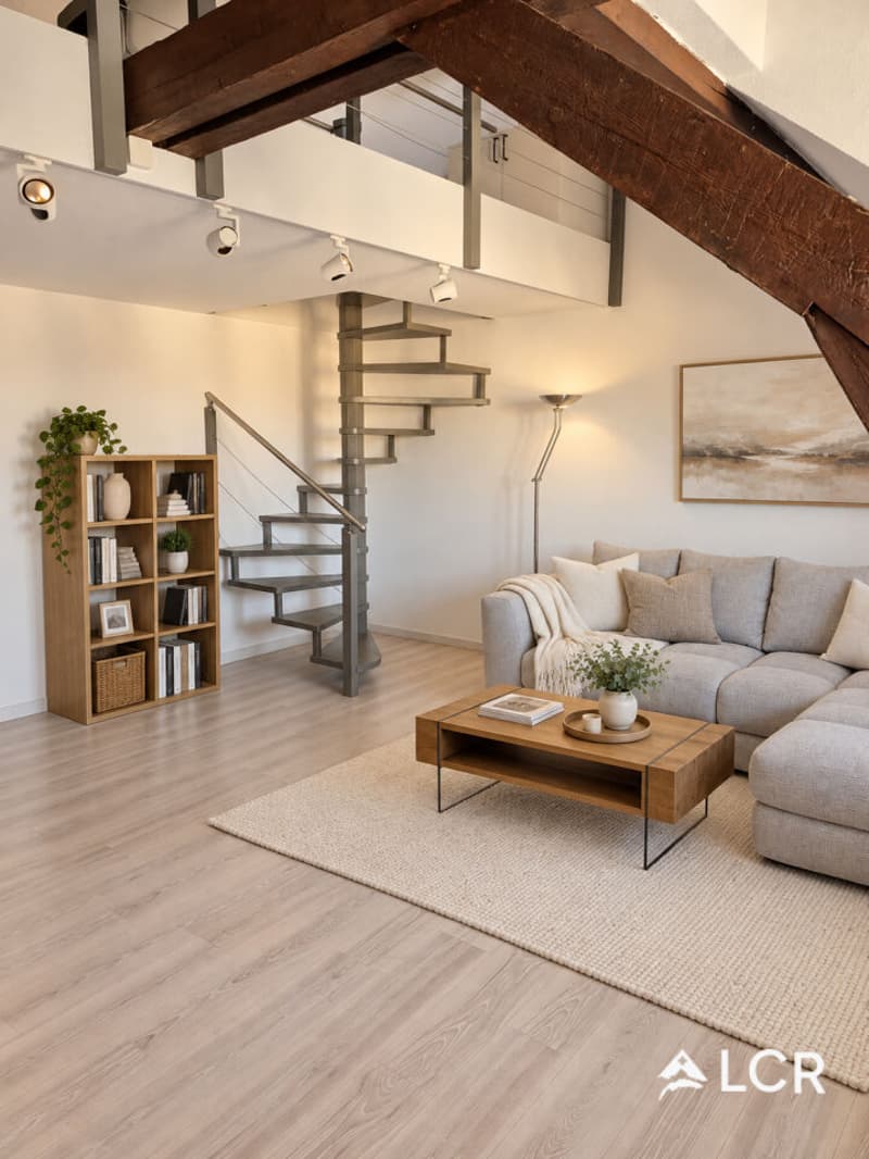 Beau duplex partiellement meublé de 3.5p à Lausanne (3)