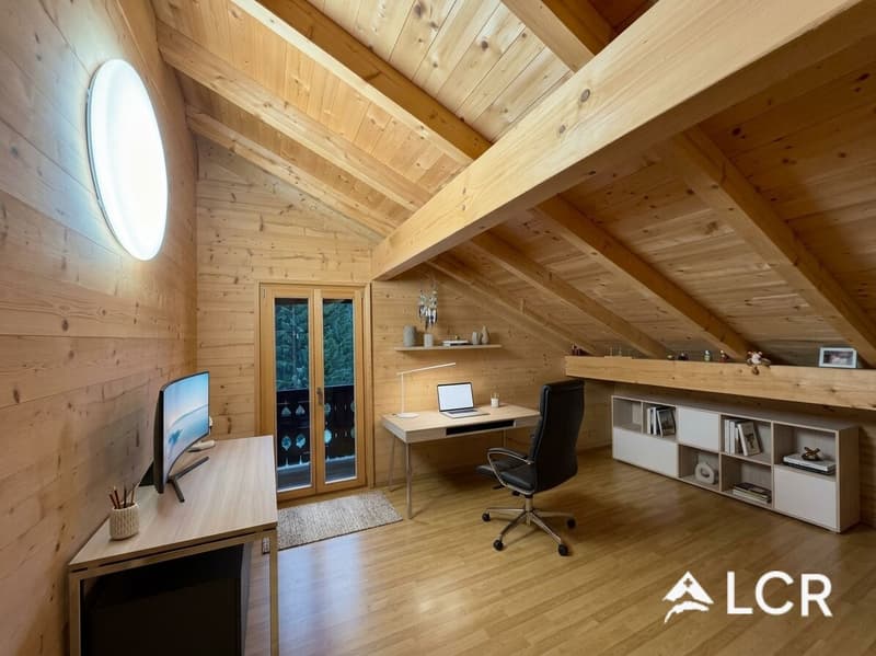 Magnifique chalet de 7.5P avec vue panoramique et cadre idylllique (13)