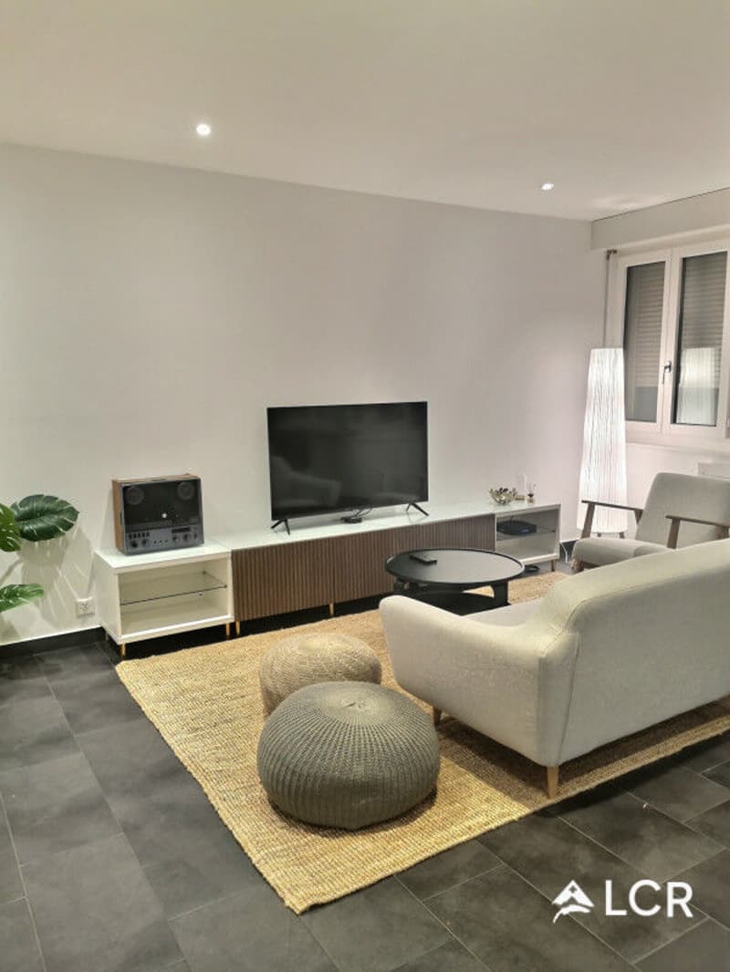 Magnifique Appartement meublé de 2.5P / 1 CHB / 1 SDB / plein centre Lausanne (1)