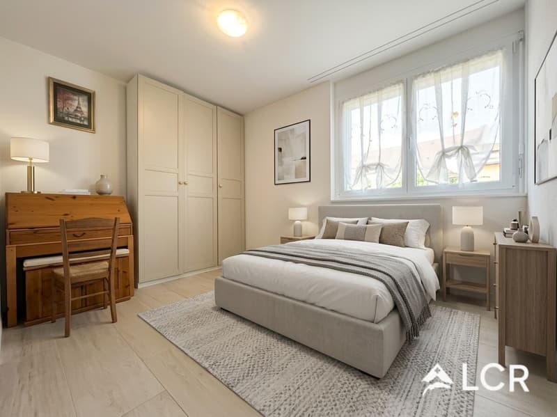 Magnifique appartement de 3.5P / 2 CHB / 2 SDB / 1 Balcon / 2 places de parc (5)