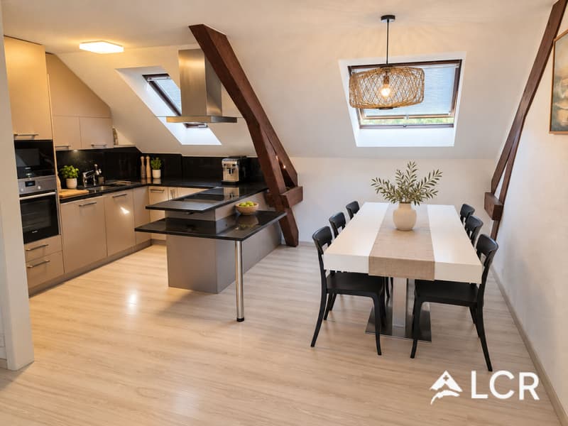 Beau duplex partiellement meublé de 3.5p à Lausanne (4)