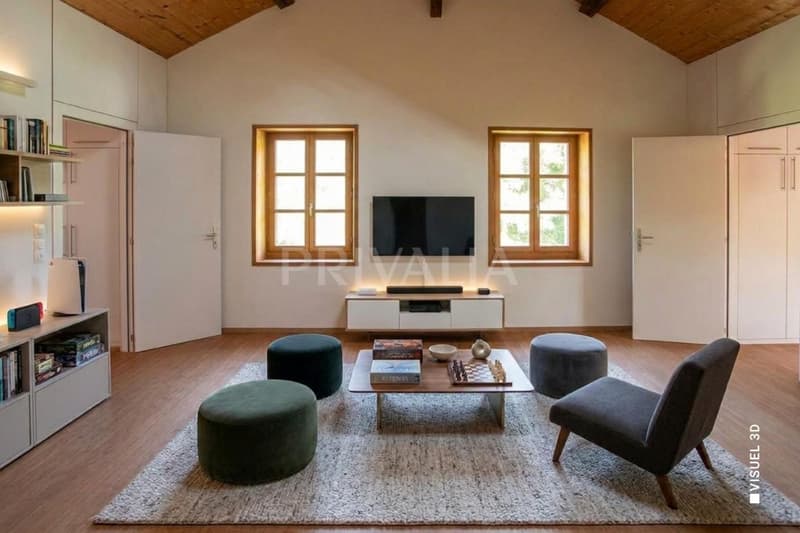 Bella casa a schiera nel cuore del villaggio di Troinex (4)