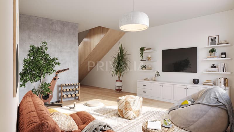 NEW: Le Hameau du Bourg New Development Project - 3-Room Duplex Apartment with Balcony & Terrace (3)