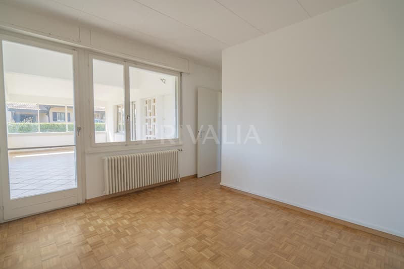 Villa individuale spaziosa con baie vetrate, situata in un ambiente calmo e verde nella Champagne Ginevra (9)