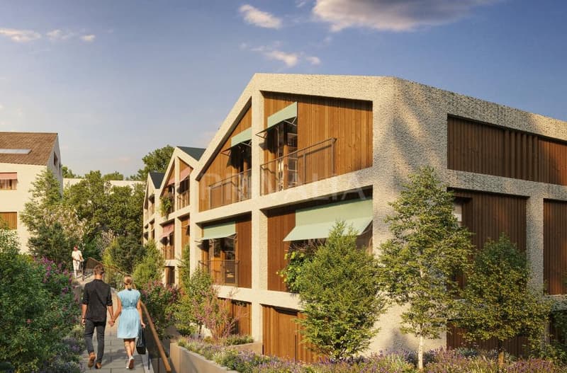 NEW: Le Hameau du Bourg New Project - Construction Start Soon - Charming 4-Room Attic Apartment with Loggia (5)