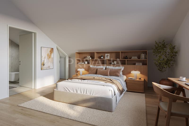 NEW: Le Hameau du Bourg New Project - Construction Start Soon - Charming 4-Room Attic Apartment with Loggia (3)