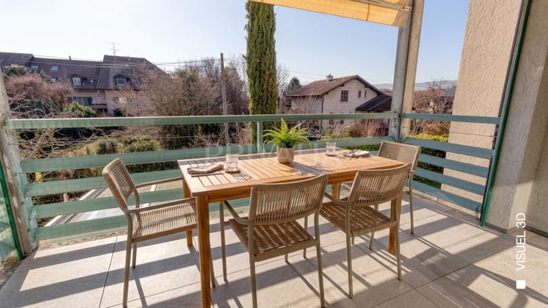 In esclusiva - Appartamento di 9 locali con balconi e parcheggi a Sézenove / Bernex (6)