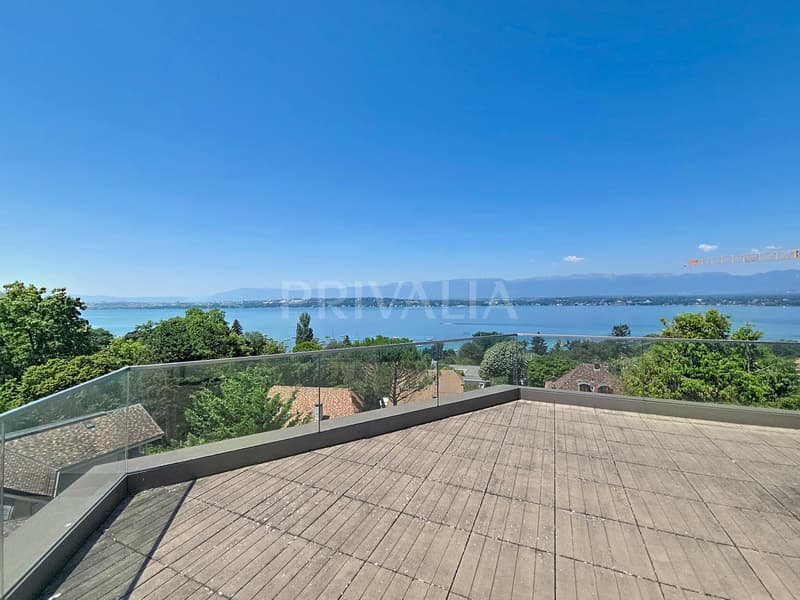 Eccezionale attico in duplex con vista panoramica sul lago e le montagne (9)