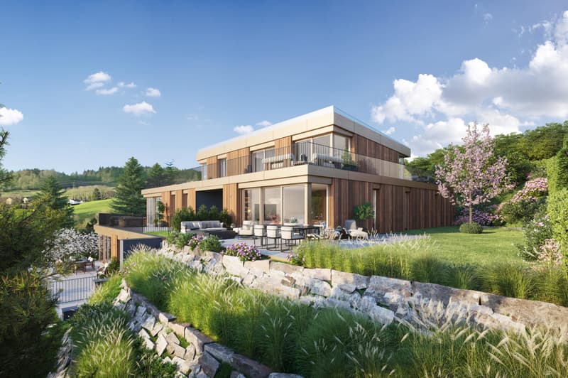 À vendre projet neuf à Lutry? Attique d'exception totalisant 187 m² face au lac (7)
