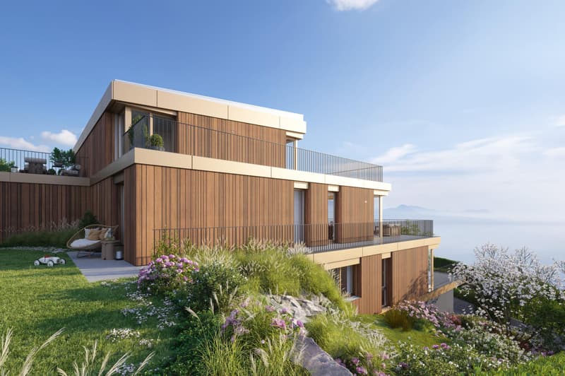 À vendre projet neuf à Lutry? Attique d'exception totalisant 187 m² face au lac (8)