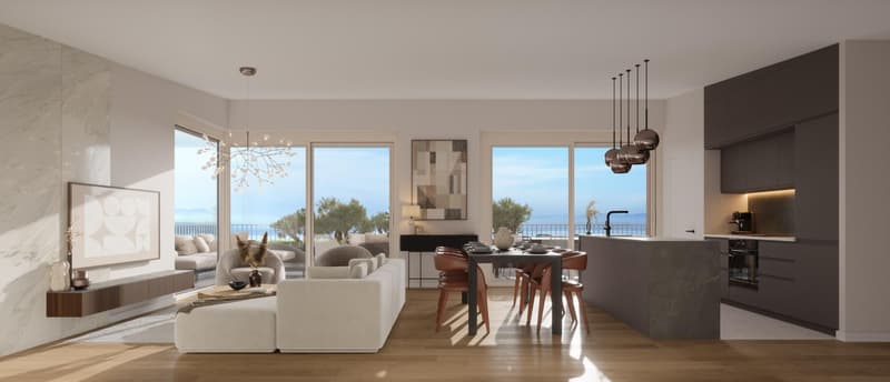 À vendre projet neuf à Lutry? Attique d'exception totalisant 187 m² face au lac (9)