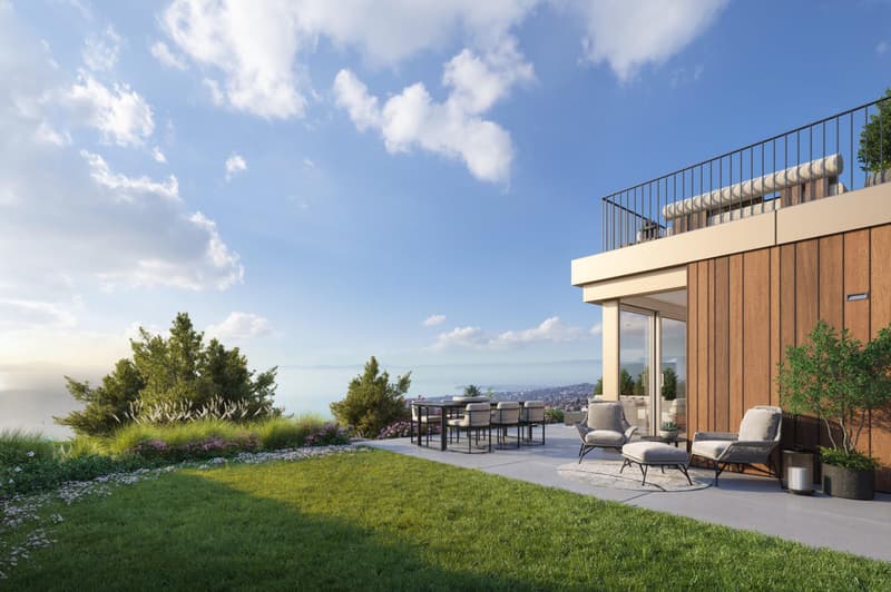 À vendre projet neuf à Lutry? Attique d'exception totalisant 187 m² face au lac (1)