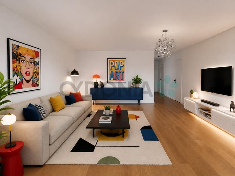Beautiful through apartment with 5 rooms in the heart of Meyrin Village (11)