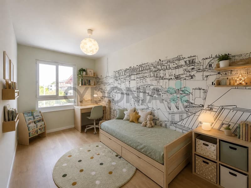 Beautiful through apartment with 5 rooms in the heart of Meyrin Village (9)