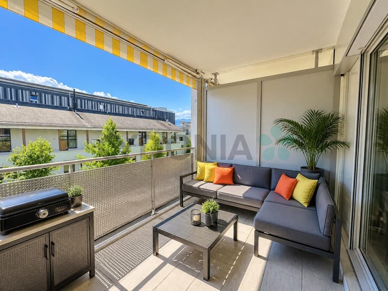 Beautiful through apartment with 5 rooms in the heart of Meyrin Village (13)