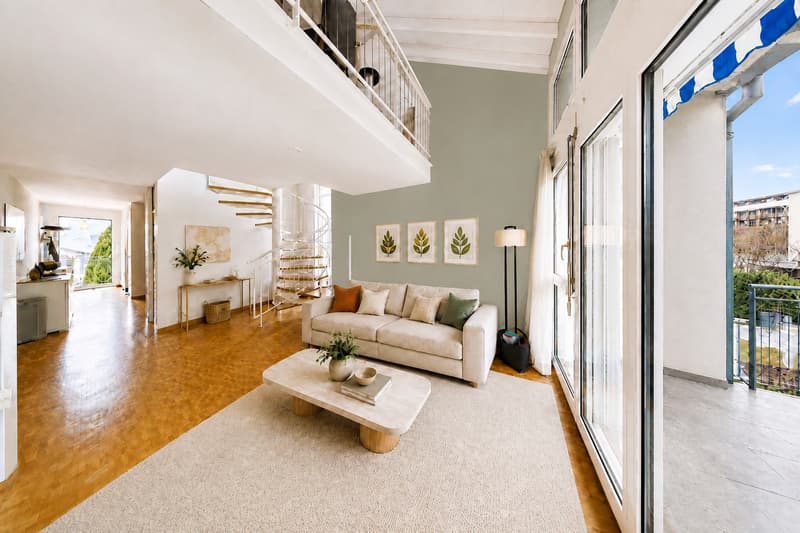 EN EXCLUSIVITÉ Duplex à Satigny - À deux pas de la gare, aux portes de Genève (2)