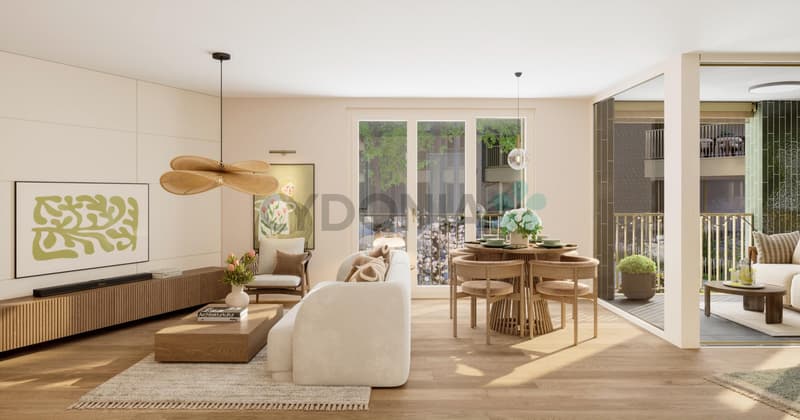 Appartement neuf de 2.5 pièces de 62 m² PPE avec loggia . (2)