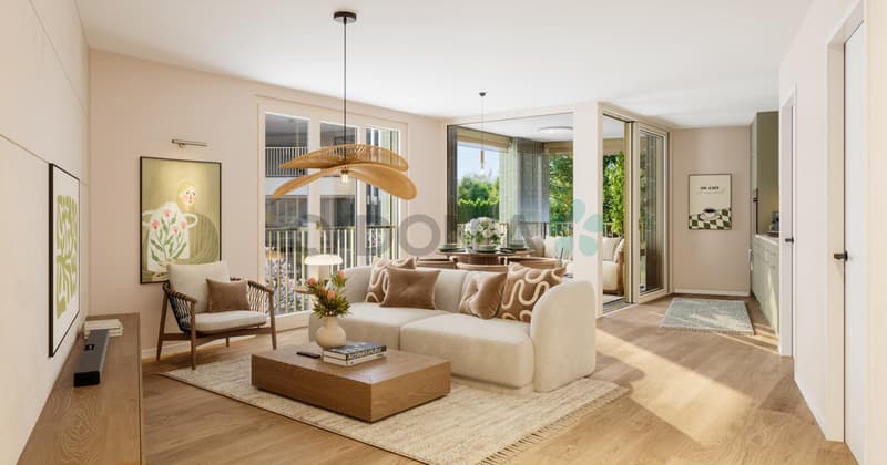 Appartement neuf de 2.5 pièces de 62 m² PPE avec loggia . (1)