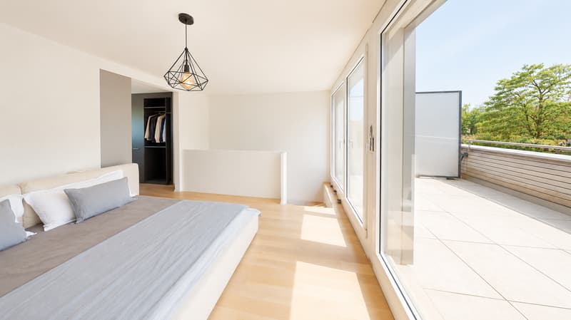 Exclusivité Belle maison mitoyenne de 135 m²,sur trois étages, en zone résidentielle d'Aire. (5)