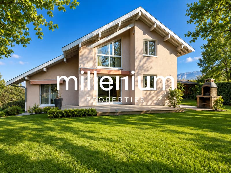 En Exclusivité : Maison Familiale avec grand jardin à Neydens (FRANCE) (1)