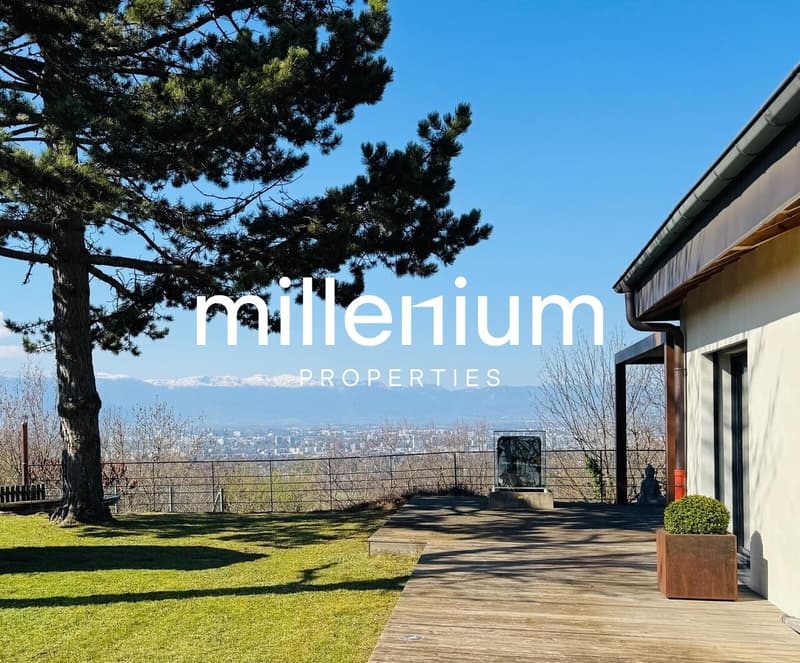 Villa contemporaine avec toit-terrasse et vue dégagée - Proche Genève (13)