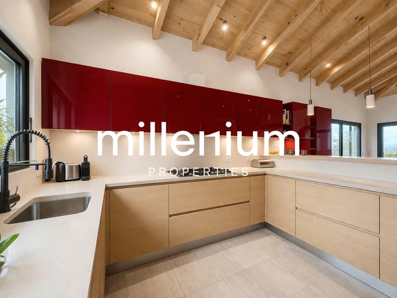 Villa contemporaine avec toit-terrasse et vue dégagée - Proche Genève (5)