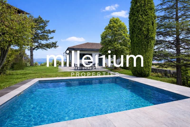 Villa contemporaine avec toit-terrasse et vue dégagée - Proche Genève (2)
