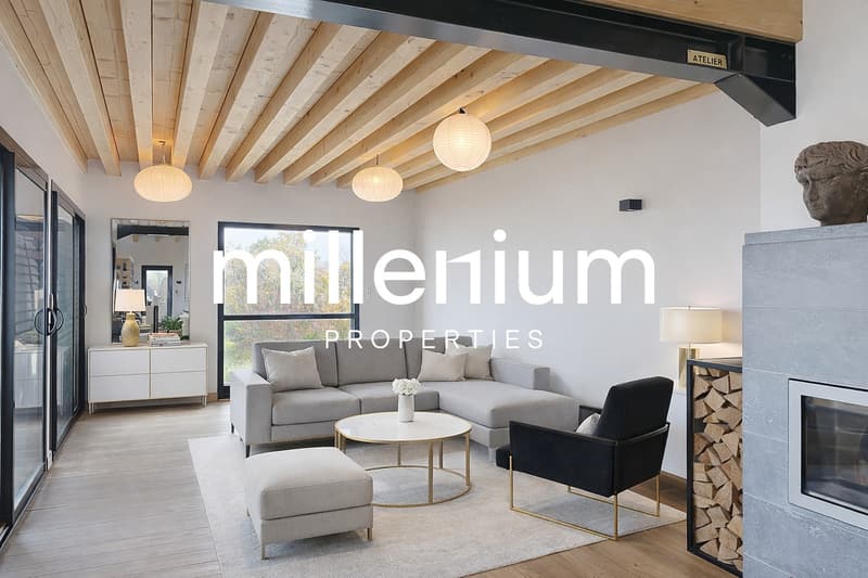 Villa contemporaine avec toit-terrasse et vue dégagée - Proche Genève (3)
