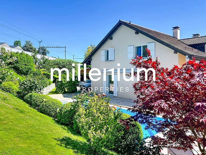 Magnifica villa con piscina a Crans Près Céligny (2)