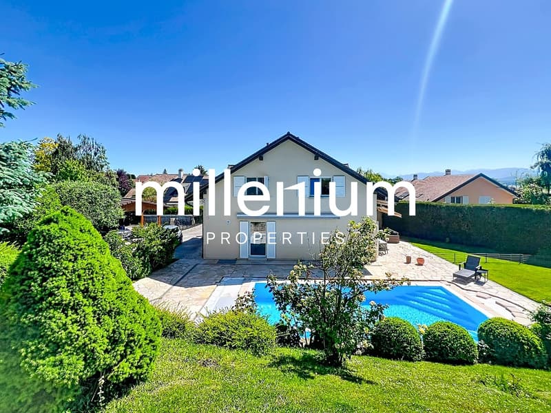 Magnifica villa con piscina a Crans Près Céligny (1)