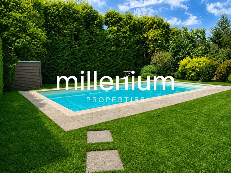 Magnifique maison jumelée à Bogis-Bossey de 170m2 jardin et piscine (2)