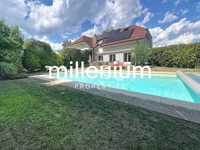 Magnifique maison jumelée à Bogis-Bossey de 170m2 jardin et piscine (1)