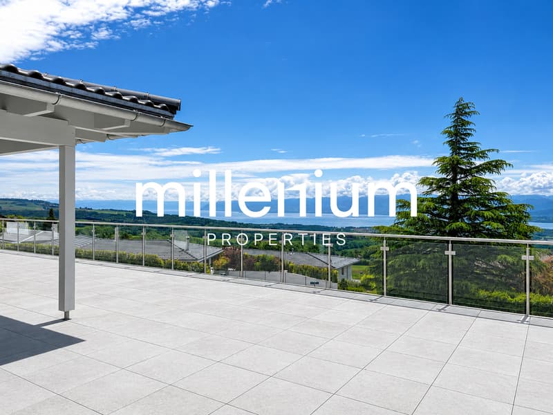 Villa de luxe avec vue imprenable sur le lac Léman et les Alpes (1)