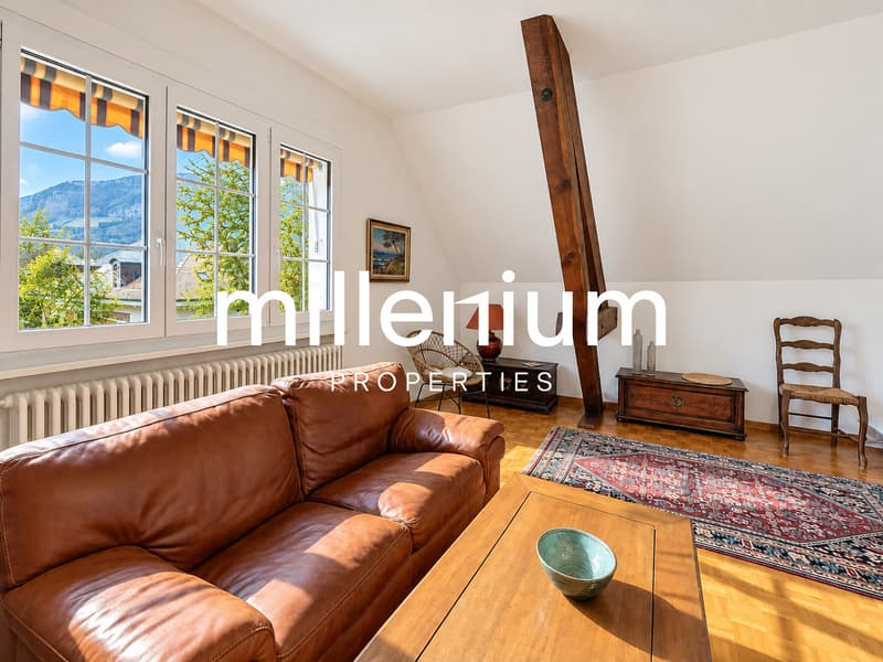 Appartement 2 pièces meublé - Situation privilégiée au coeur de Veyrier (1)