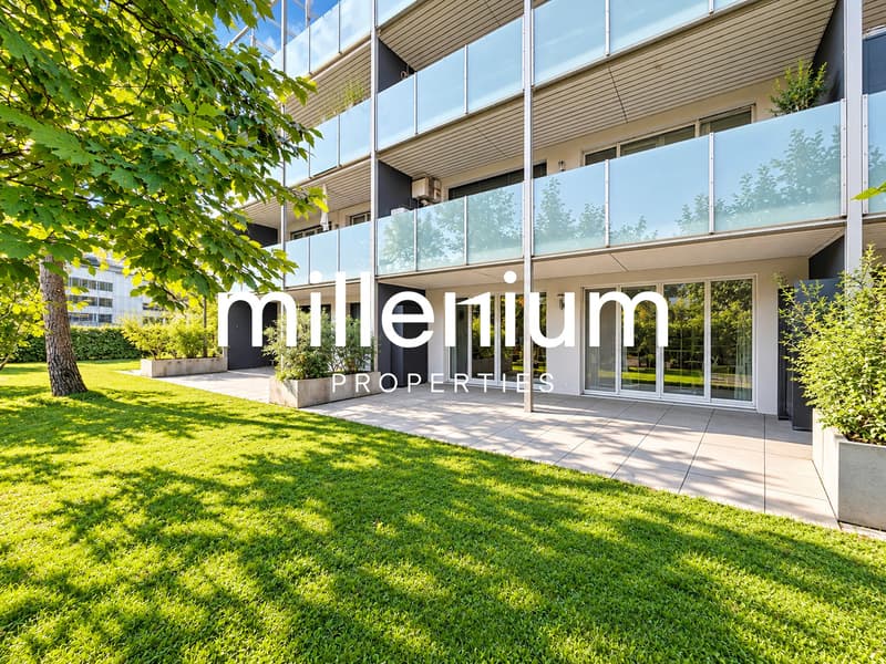 Chêne-Bourg - appartement 4P en rez-de-jardin (1)