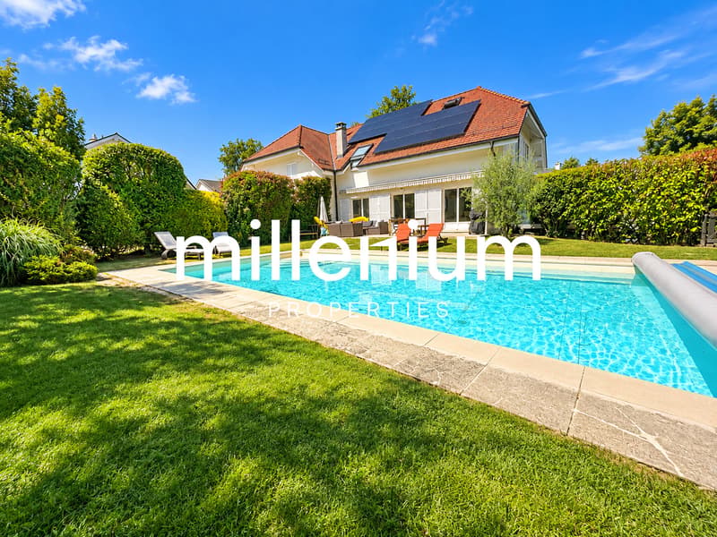 Magnifique maison jumelée à Bogis-Bossey de 170m2 jardin et piscine (1)